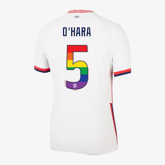 Home Kelley O'Hara 20/21 Women's Stadium Rainbow Number Jersey