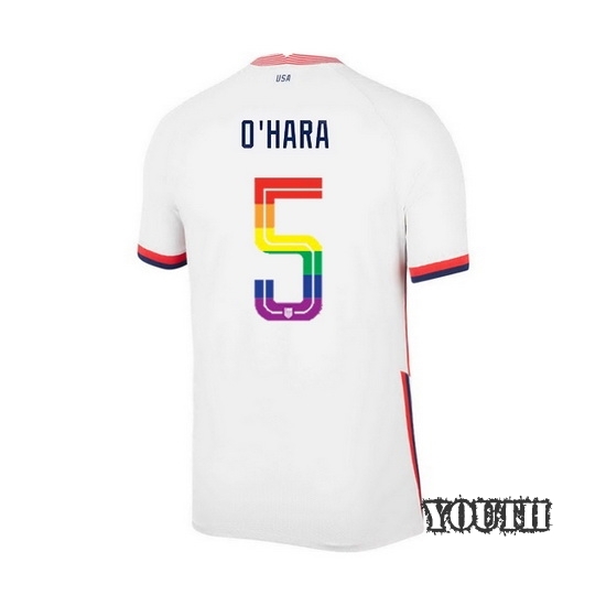 USA Home Kelley O'Hara 20/21 Youth Stadium PRIDE Jersey