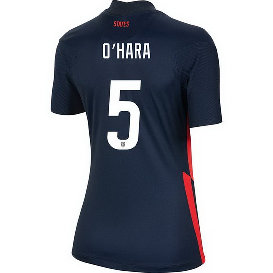 USA Away Kelley O'Hara 2020/21 Women's Stadium Soccer Jersey