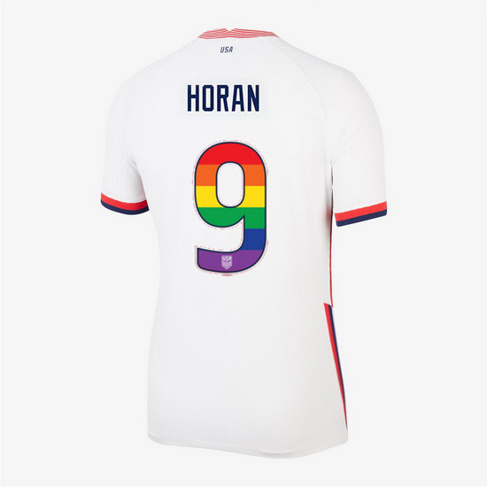 Home Lindsey Horan 20/21 Women's Stadium Rainbow Number Jersey