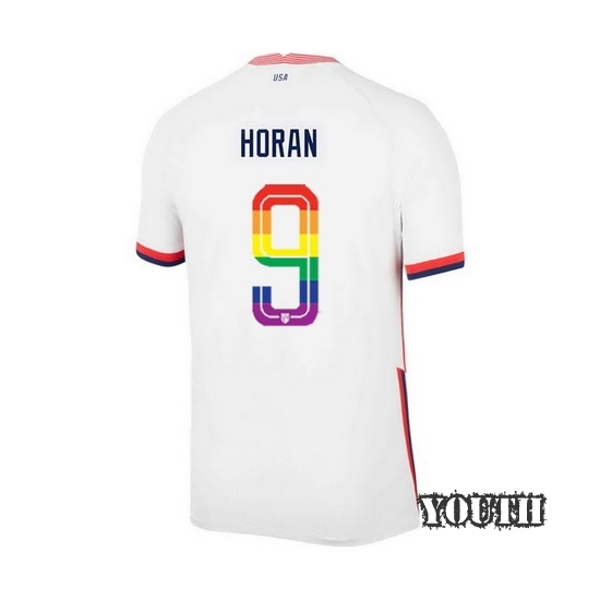 USA Home Lindsey Horan 20/21 Youth Stadium PRIDE Jersey
