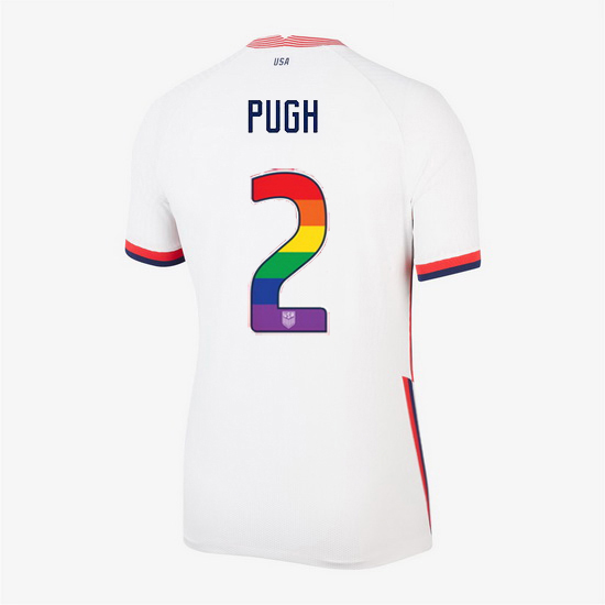 Home Mallory Pugh 20/21 Women's Stadium Rainbow Number Jersey