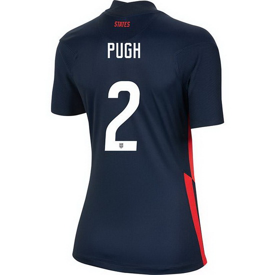 USA Away Mallory Pugh 2020/21 Women's Stadium Soccer Jersey
