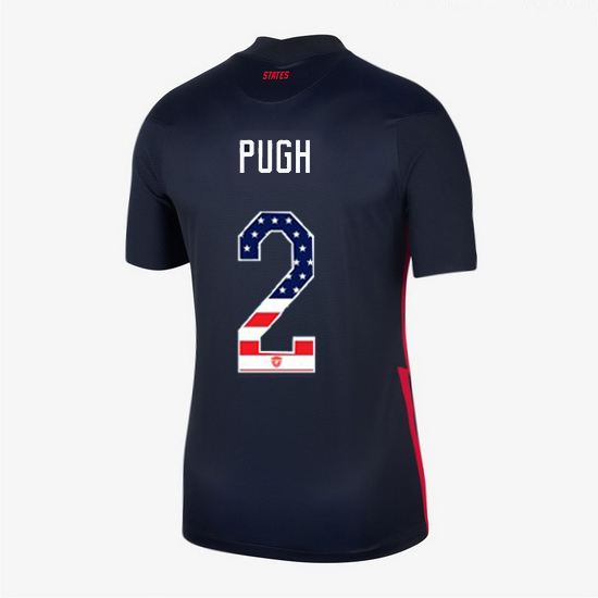 Navy Mallory Pugh 2020 Women's Stadium Jersey Independence Day