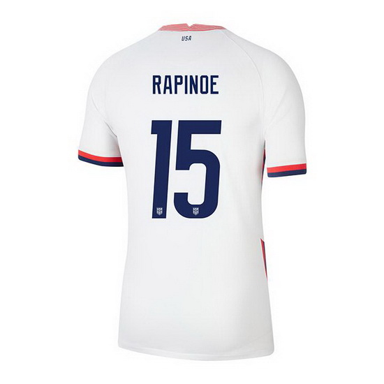 USA White Megan Rapinoe 2020/2021 Youth Stadium Soccer Jersey