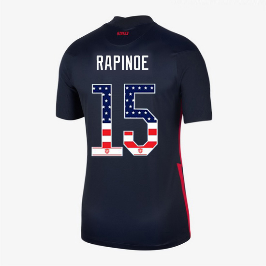 Navy Megan Rapinoe 2020 Women's Stadium Jersey Independence Day