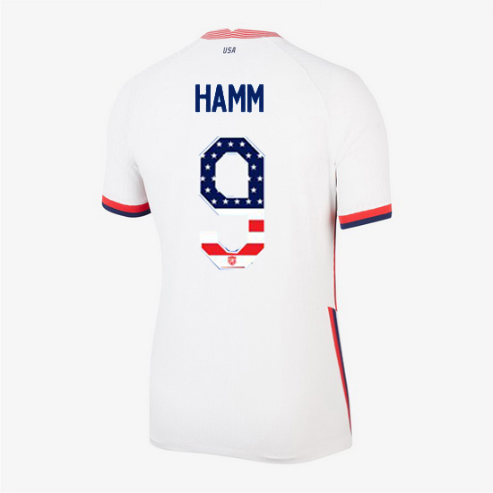 White Mia Hamm 2020 Women's Stadium Jersey Independence Day