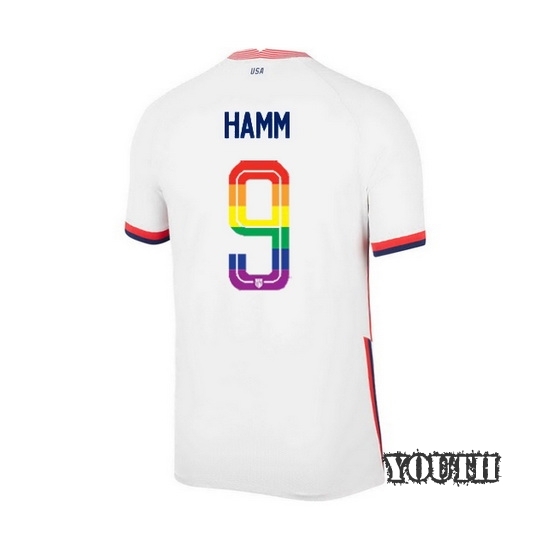 USA Home Mia Hamm 20/21 Youth Stadium PRIDE Jersey