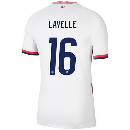 USA White Rose Lavelle 2020 Men's Stadium Soccer Jersey