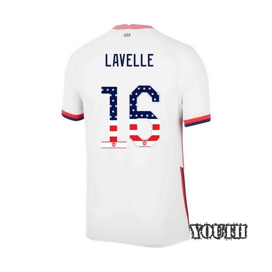 Home Rose Lavelle 2020/21 Youth Stadium Jersey Independence Day