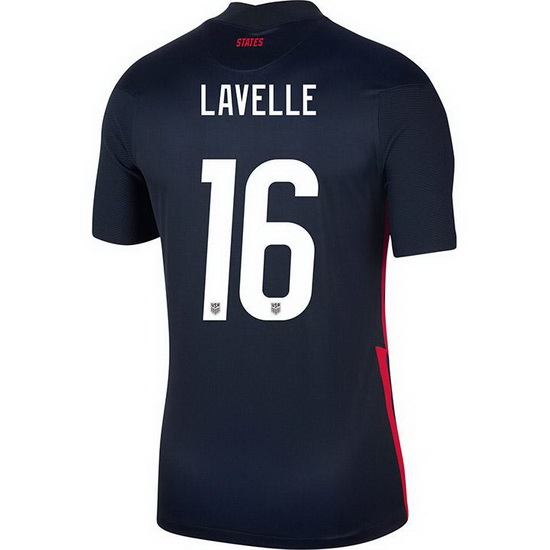 USA Navy Rose Lavelle 2020 Men's Stadium Soccer Jersey