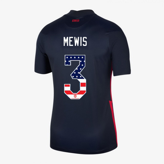 Navy Samantha Mewis 2020 Women's Stadium Jersey Independence Day