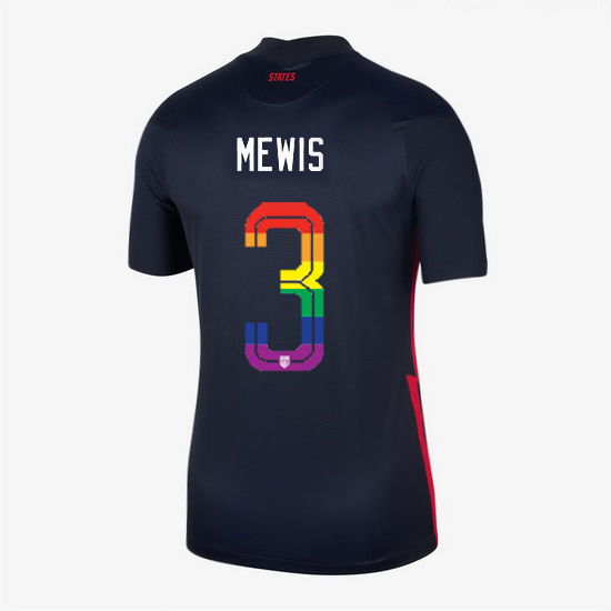 USA Navy Samantha Mewis 2020/2021 Women's Stadium PRIDE Jersey