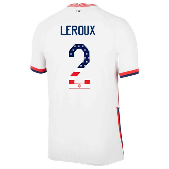 Home Sydney Leroux 20/21 Men's Stadium Jersey Independence Day