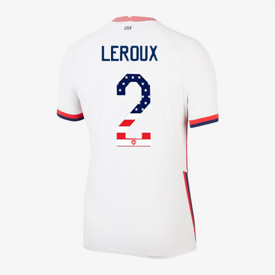 White Sydney Leroux 2020 Women's Stadium Jersey Independence Day