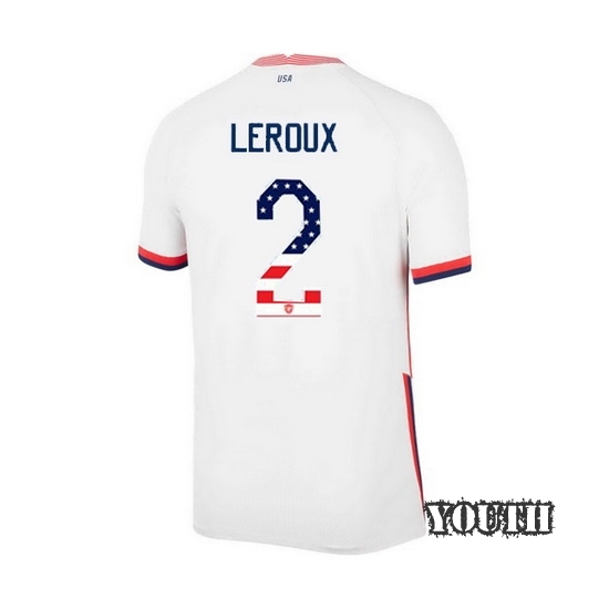 Home Sydney Leroux 2020/21 Youth Stadium Jersey Independence Day