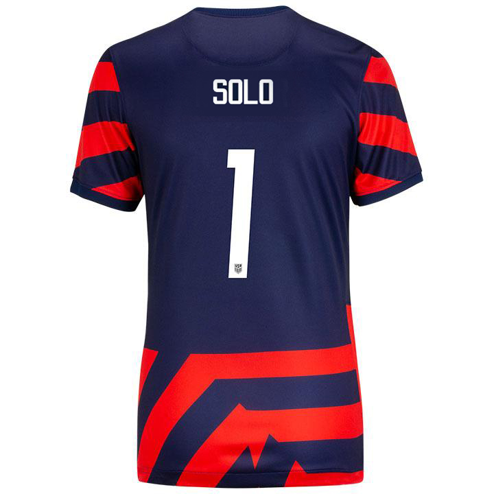 USA Away Hope Solo 2021/2022 Women's Stadium Soccer Jersey