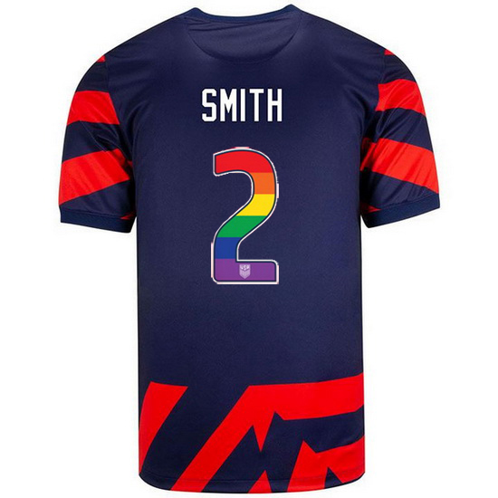 Navy/Red Sophia Smith 21/22 Men's Stadium Rainbow Number Jersey