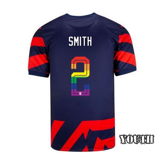 USA Away Sophia Smith 2021 Youth Stadium PRIDE Jersey