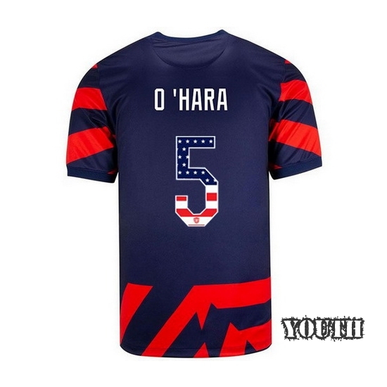 Away Kelley O'Hara 2021/2022 Youth Stadium Jersey Independence Day