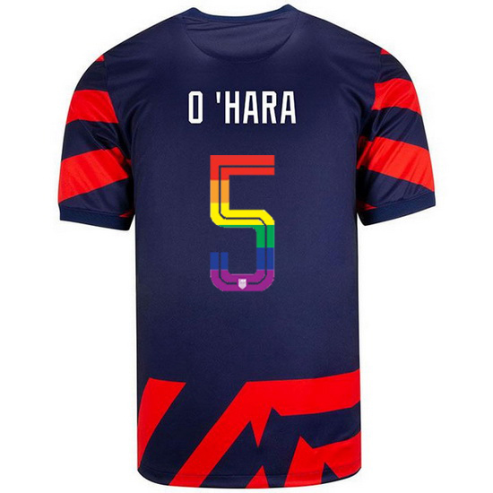 USA Away Kelley O'Hara 2021/2022 Men's Stadium PRIDE Jersey