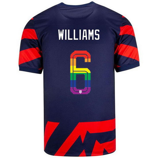 USA Away Lynn Williams 2021/2022 Men's Stadium PRIDE Jersey