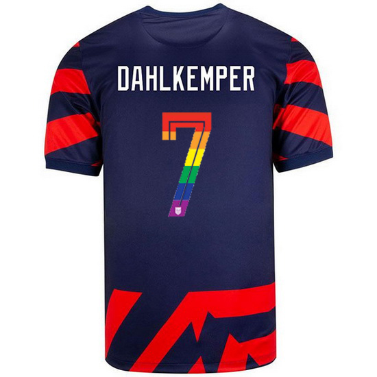 USA Away Abby Dahlkemper 2021/2022 Men's Stadium PRIDE Jersey