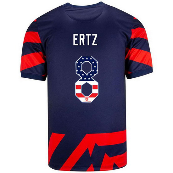 Away Julie Ertz 2021 Men's Stadium Jersey Independence Day