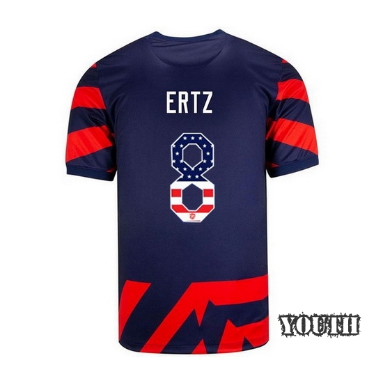 Away Julie Ertz 2021/2022 Youth Stadium Jersey Independence Day