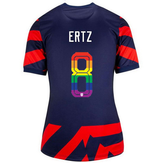 USA Navy/Red Julie Ertz 21/22 Women's Stadium PRIDE Jersey