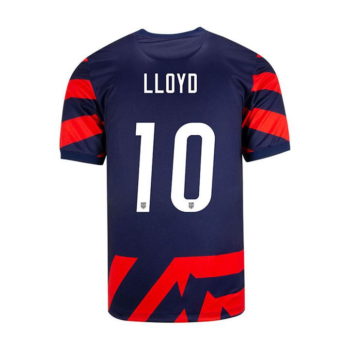 USA Navy/Red Carli Lloyd 21/22 Youth Stadium Soccer Jersey