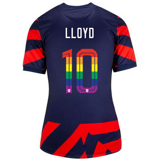 USA Navy/Red Carli Lloyd 21/22 Women's Stadium PRIDE Jersey