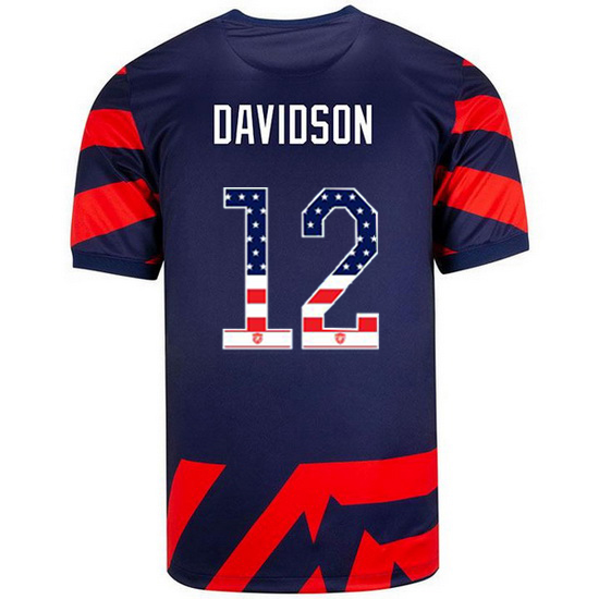 Away Tierna Davidson 2021 Men's Stadium Jersey Independence Day
