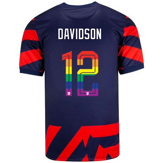 USA Away Tierna Davidson 2021/2022 Men's Stadium PRIDE Jersey