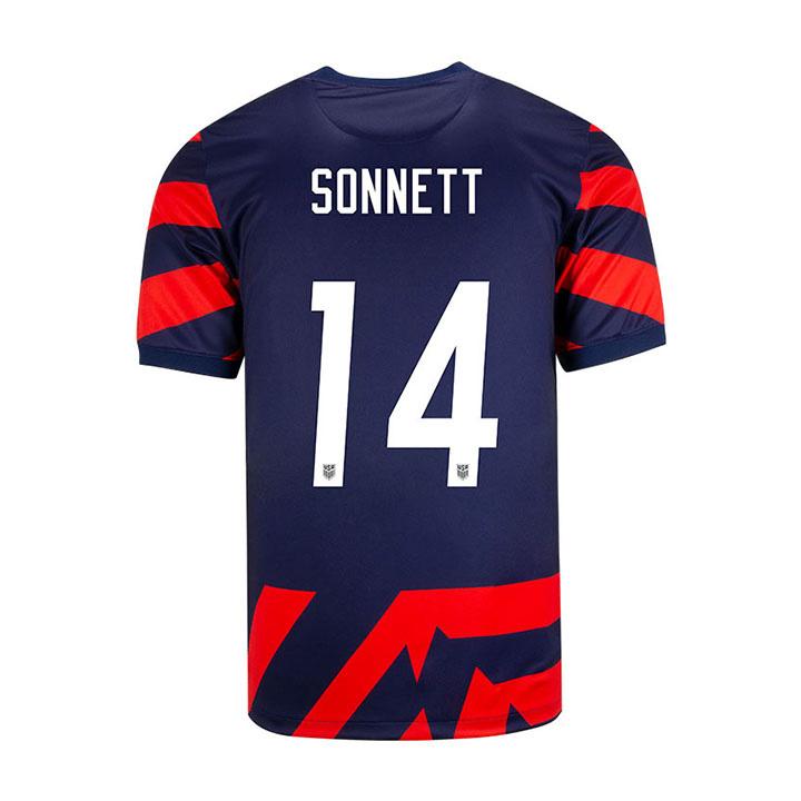 USA Navy/Red Emily Sonnett 21/22 Youth Stadium Soccer Jersey