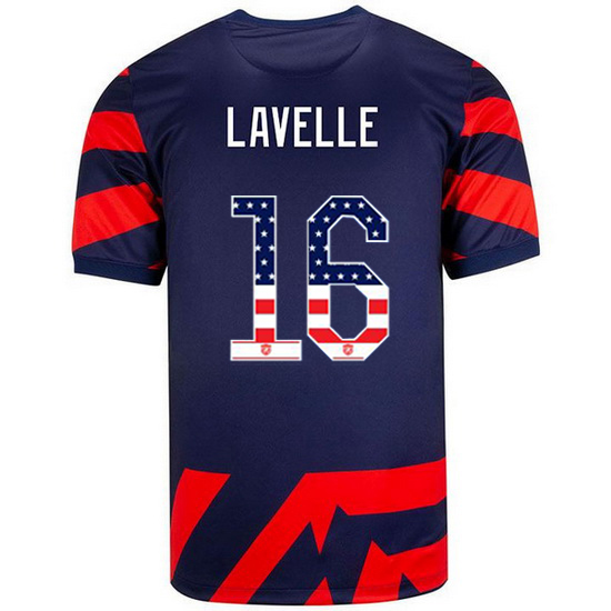 Away Rose Lavelle 2021 Men's Stadium Jersey Independence Day