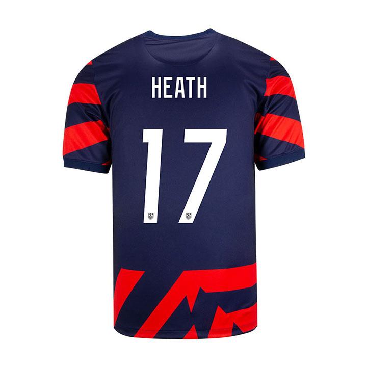 USA Navy/Red Tobin Heath 21/22 Youth Stadium Soccer Jersey