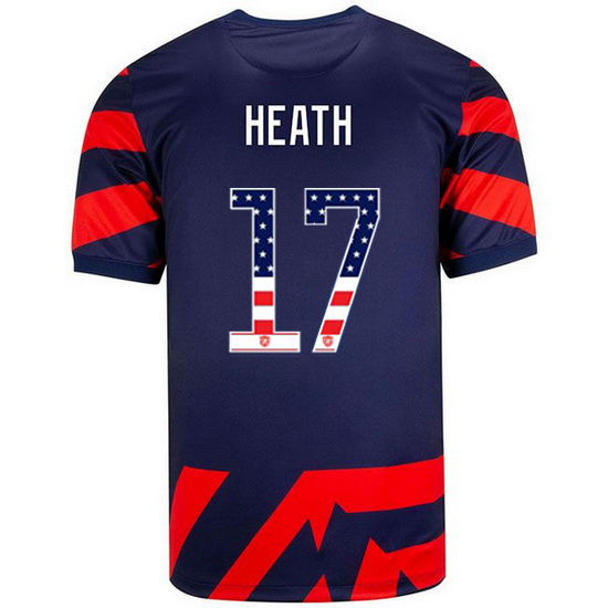 Away Tobin Heath 2021 Men's Stadium Jersey Independence Day