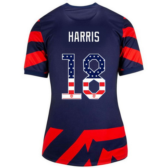 Navy/Red Ashlyn Harris 2021/22 Women's Stadium Jersey Independence Day