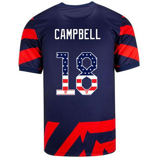 Away Jane Campbell 2021 Men's Stadium Jersey Independence Day