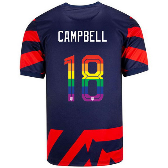 USA Away Jane Campbell 2021/2022 Men's Stadium PRIDE Jersey