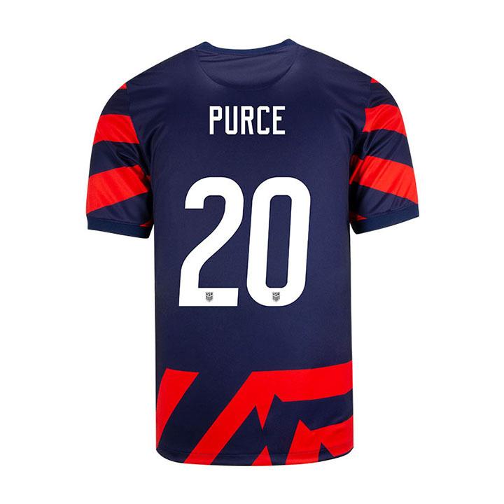 USA Navy/Red Margaret Purce 21/22 Youth Stadium Soccer Jersey