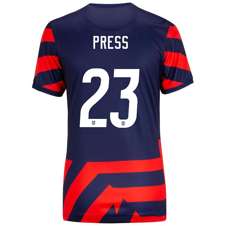 USA Away Christen Press 2021/2022 Women's Stadium Soccer Jersey