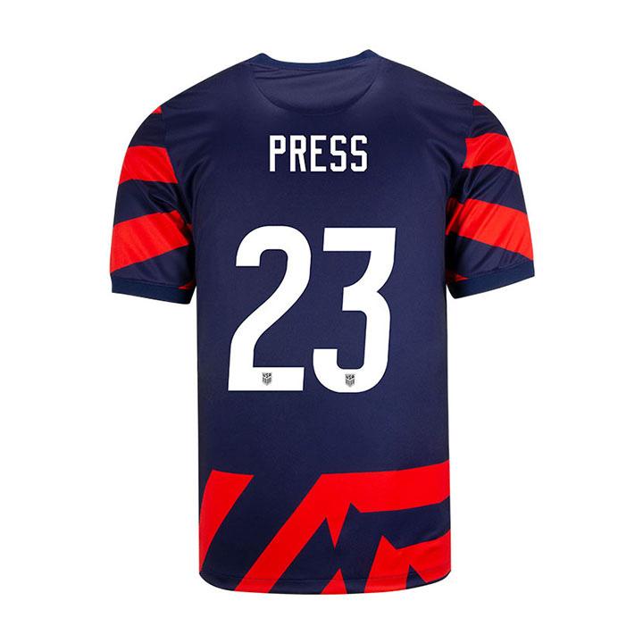 USA Navy/Red Christen Press 21/22 Youth Stadium Soccer Jersey