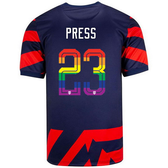 USA Away Christen Press 2021/2022 Men's Stadium PRIDE Jersey