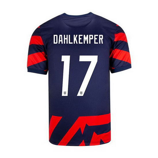 USA Navy/Red #17 Abby Dahlkemper 21/22 Youth Stadium Jersey