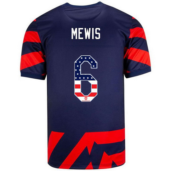 Away #6 Kristie Mewis 2021 Men's Jersey Independence Day