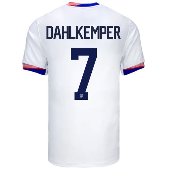 USA Abby Dahlkemper 2024 Home Men's Stadium Soccer Jersey