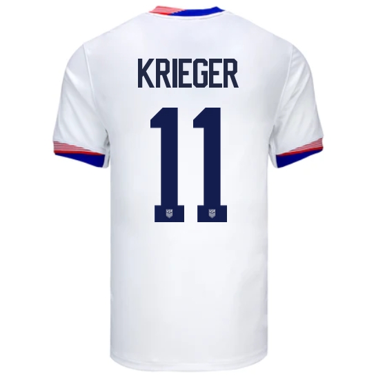 USA Ali Krieger 2024 Home Men's Stadium Soccer Jersey