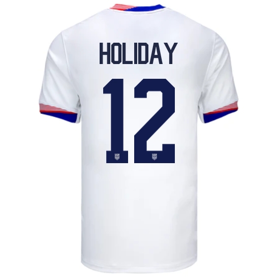 USA Lauren Holiday 2024 Home Men's Stadium Soccer Jersey